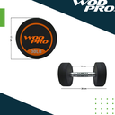 Set de mancuernas redondas 550 libras Wod Pro