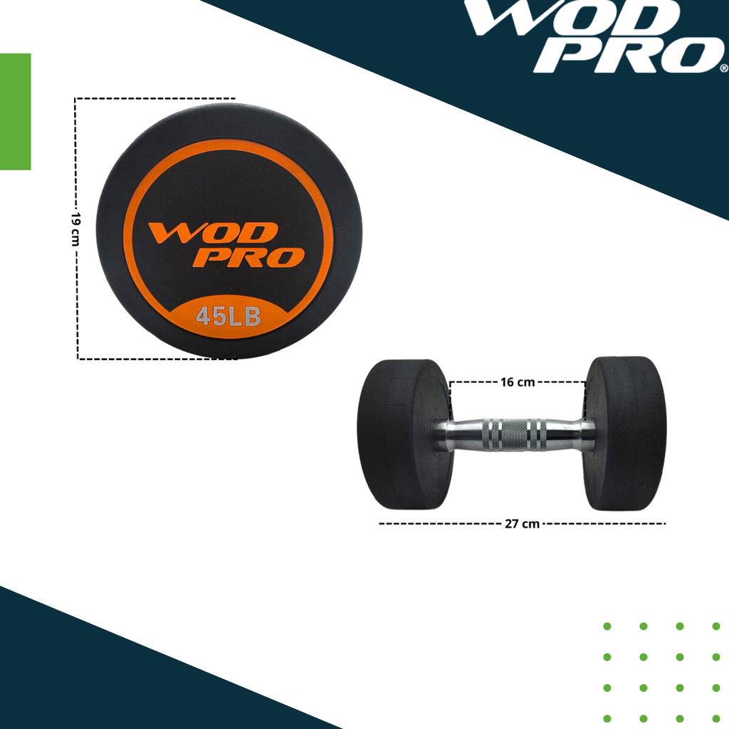 Set de mancuernas redondas 550 libras Wod Pro