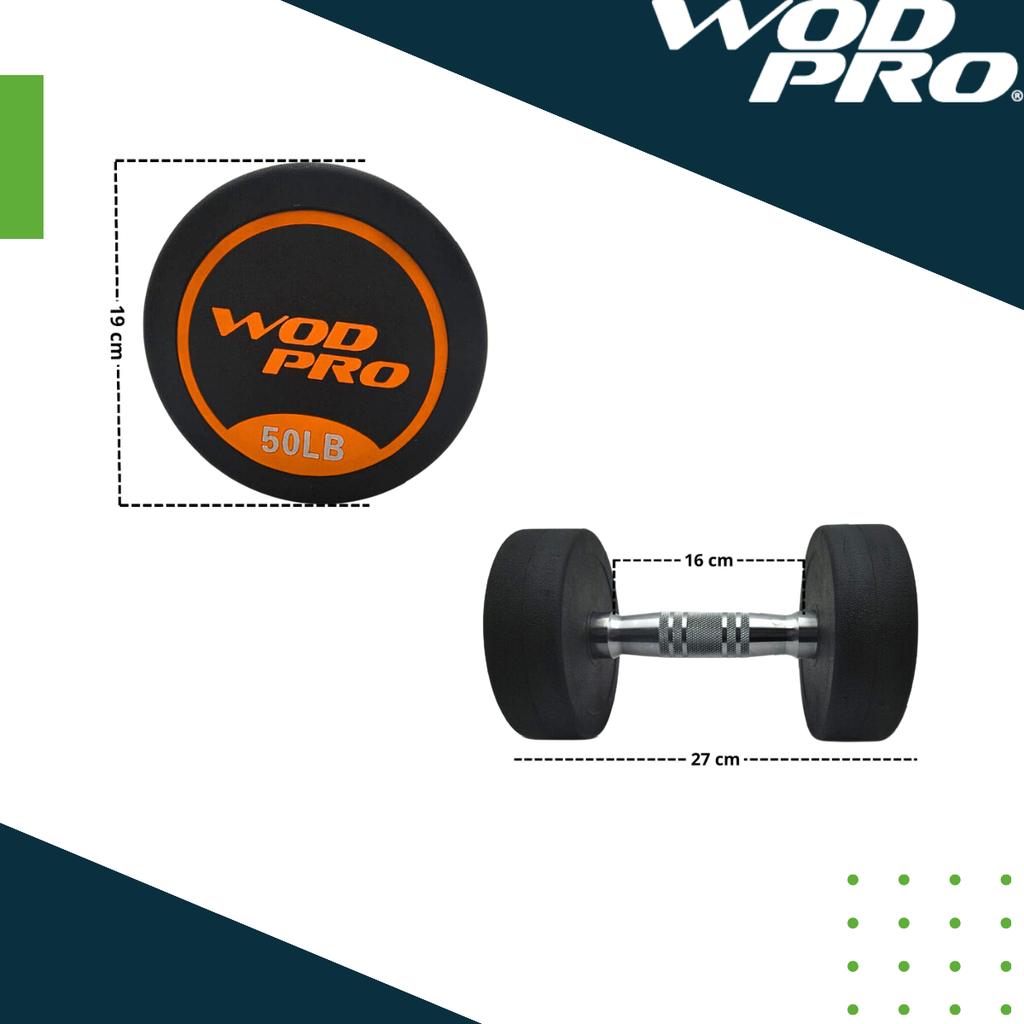 Set de mancuernas redondas 550 libras Wod Pro