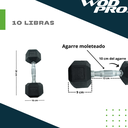 ​Set 550 libras de mancuernas hexagonales de 5 a 50 libras Wod Pro