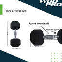 ​Set 550 libras de mancuernas hexagonales de 5 a 50 libras Wod Pro