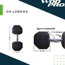 ​Set 550 libras de mancuernas hexagonales de 5 a 50 libras Wod Pro