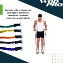 ​​​Set de 5 ligas con agarre ajustable Wod Pro