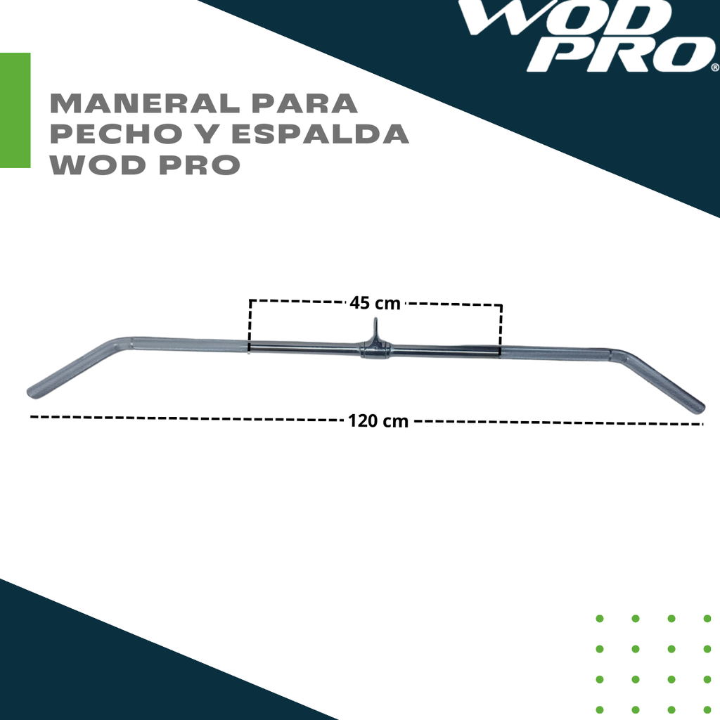 ​Maneral para Pecho y Espalda MB148 Wod Pro