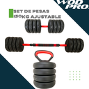 Set de pesas 30 kg ajustable Wod Pro