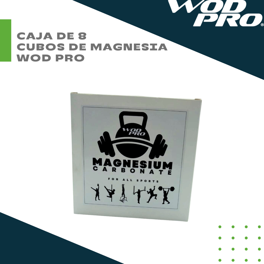 ​Caja de 8 cubos de Magnesia Wod Pro