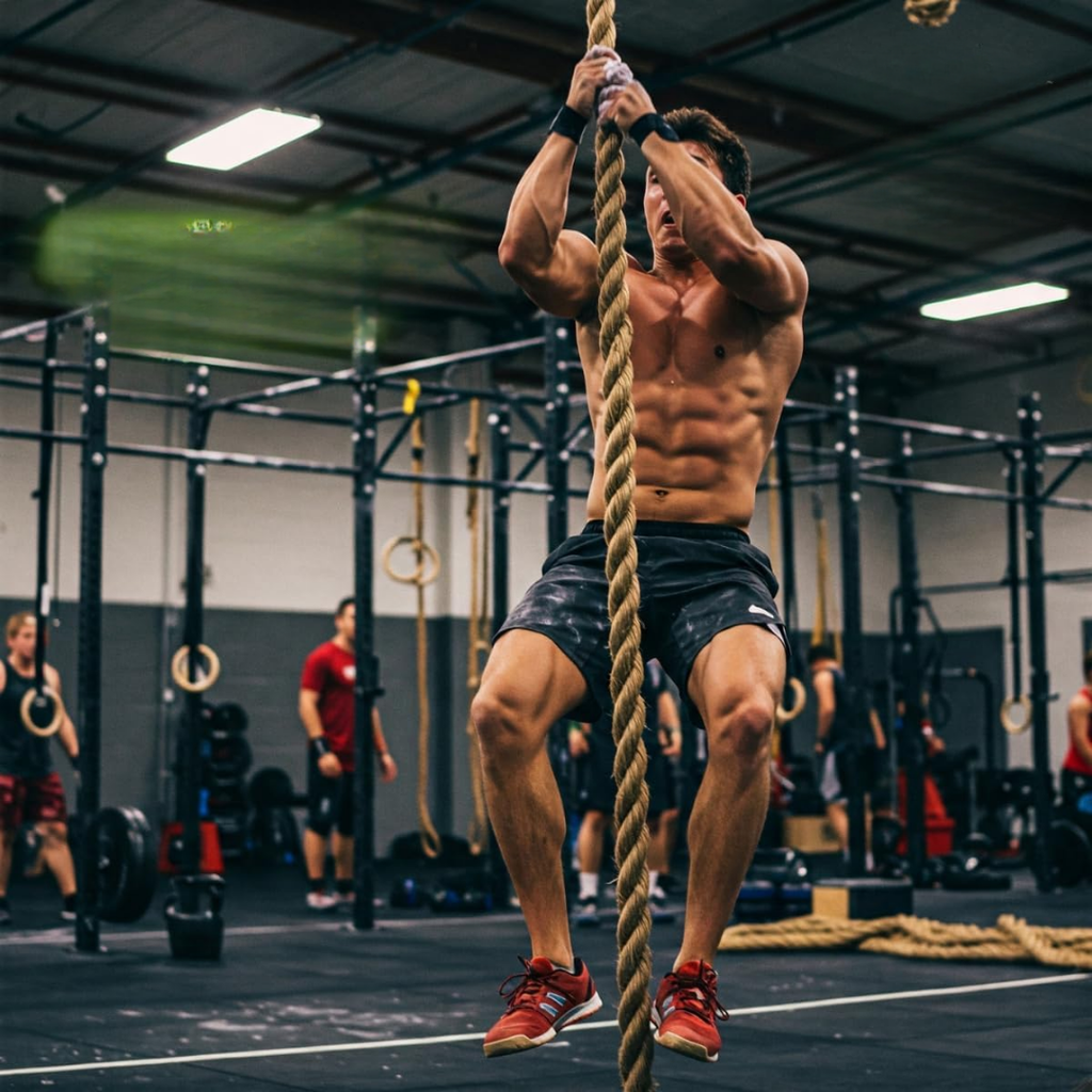 ​​​Cuerda de ascenso 1.5"x 7 mts Wod Pro