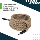 ​​​Cuerda de ascenso 1.5"x 7 mts Wod Pro