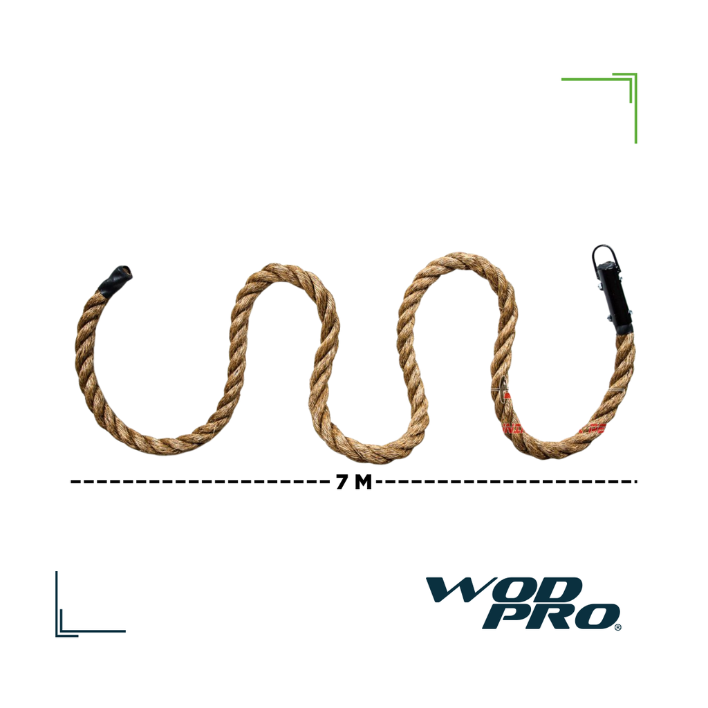 ​​​Cuerda de ascenso 1.5"x 7 mts Wod Pro