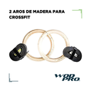 ​​​Par de Aros de Madera para Crossfit Wod Pro