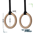 ​​​Par de Aros de Madera para Crossfit Wod Pro