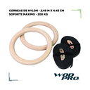 ​​​Par de Aros de Madera para Crossfit Wod Pro