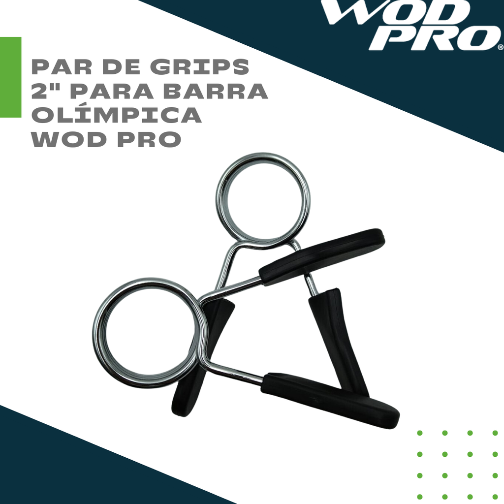 ​​​​Par de grips 2" para barra olímpica Wod Pro