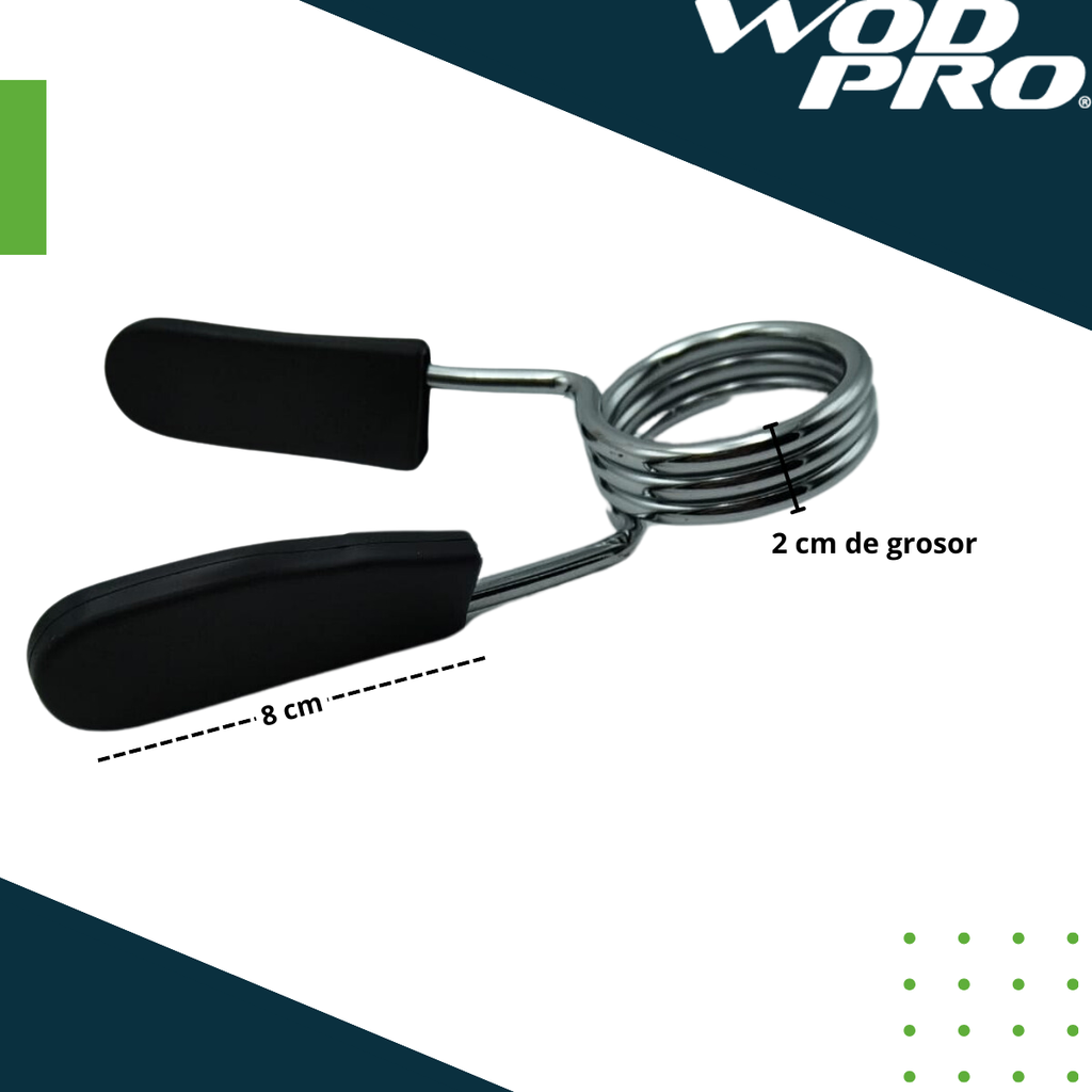 ​​​​Par de grips 2" para barra olímpica Wod Pro