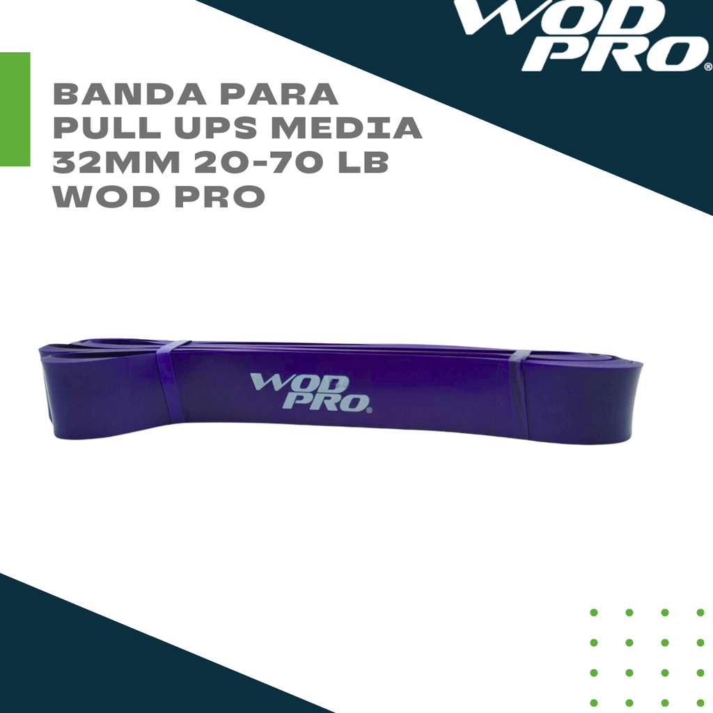 ​​​Banda para pull ups media 32mm 20-70 lb Wod Pro