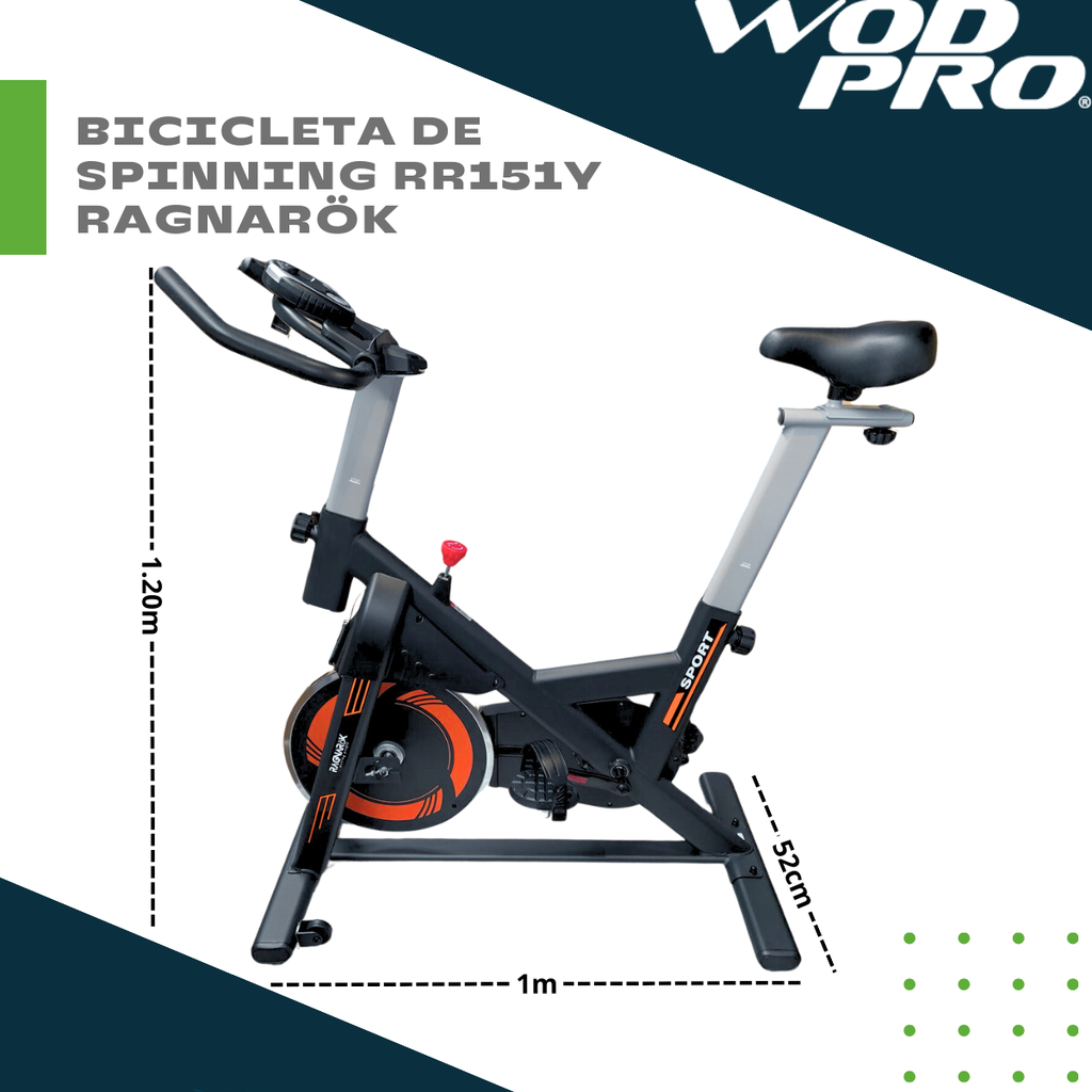 Bicicleta de spinning RR151Y RagnaRök