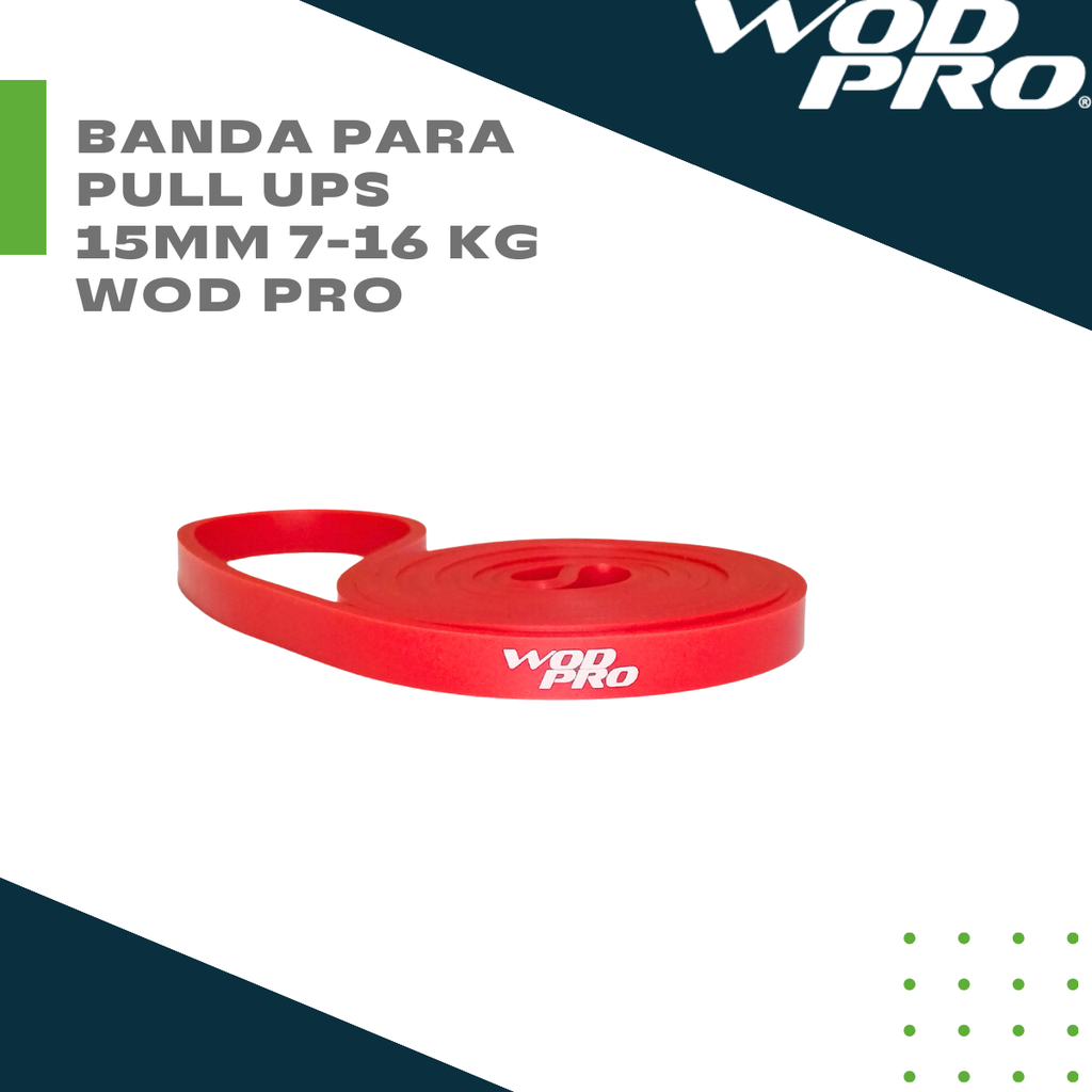 Banda para pull ups 15mm 7-16 kg Wod Pro