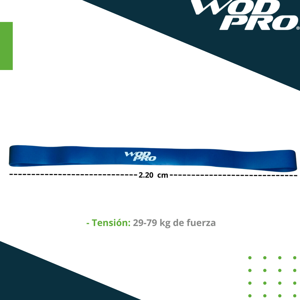 Banda para pull ups 64mm 29-79 kg Wod Pro