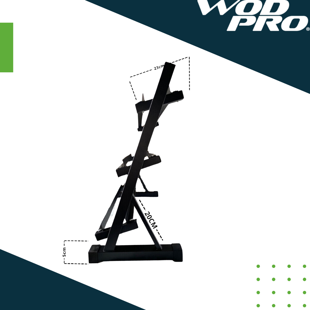 Rack para mancuernas 3 niveles para 10 pares Wod Pro