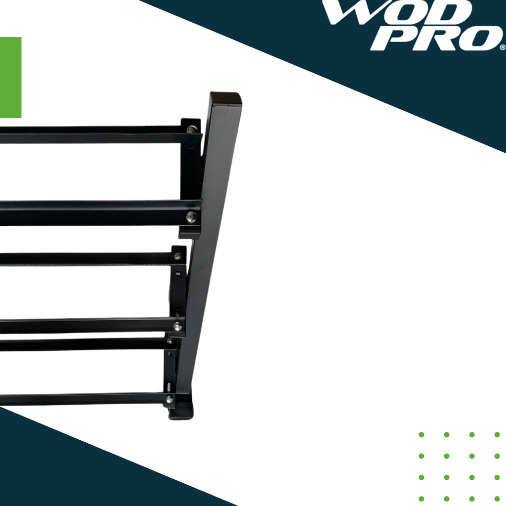 Rack para mancuernas 3 niveles para 10 pares Wod Pro