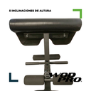 Banca multiposición con soporte para bíceps y pierna Wod Pro