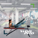 Banca multiposición con soporte para bíceps y pierna Wod Pro