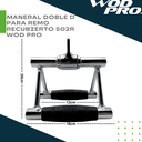 ​Maneral doble D para remo recubierto 502R Wod Pro