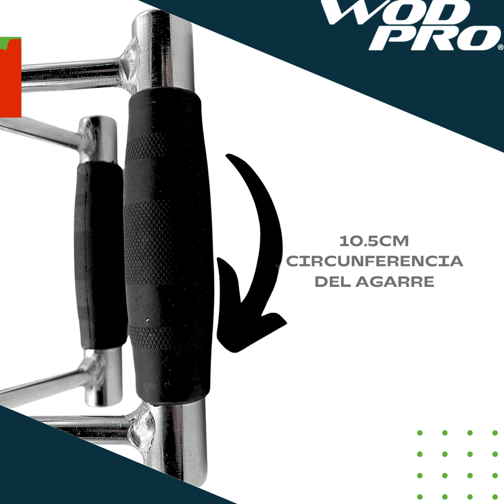 ​Maneral doble D para remo recubierto 502R Wod Pro