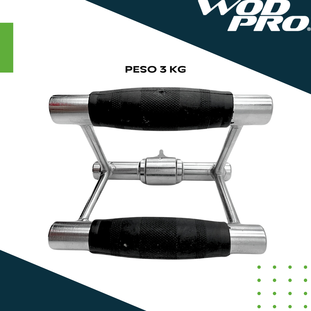 ​Maneral doble D para remo recubierto 502R Wod Pro