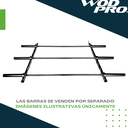Rack de pared para 8 barras olímpicas Wod Pro