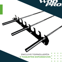 Rack de pared para 8 barras olímpicas Wod Pro