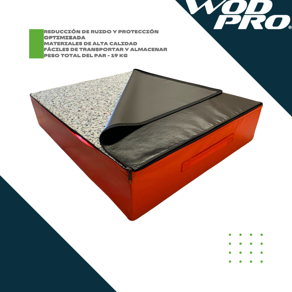 Tapete de azote para barras olímpicas (Landing mat) Wod Pro