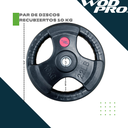 Par de discos estándar 1" 10 kg recubiertos Wod Pro