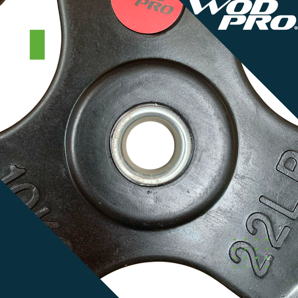 Par de discos estándar 1" 10 kg recubiertos Wod Pro