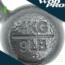 Pesa rusa 4 kg acero gris Wod Pro