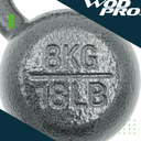 Pesa rusa 8 kg acero gris Wod Pro