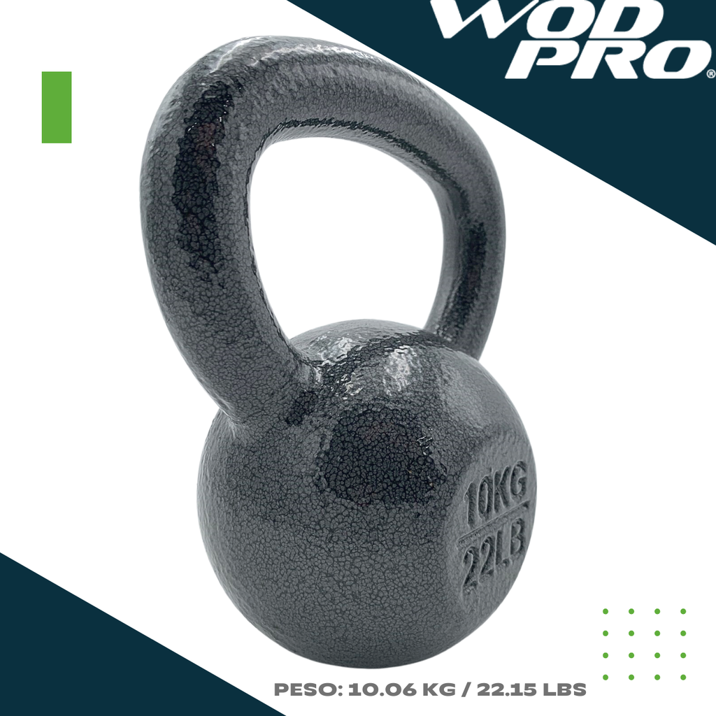Pesa rusa 10 kg acero gris Wod Pro