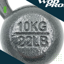 Pesa rusa 10 kg acero gris Wod Pro