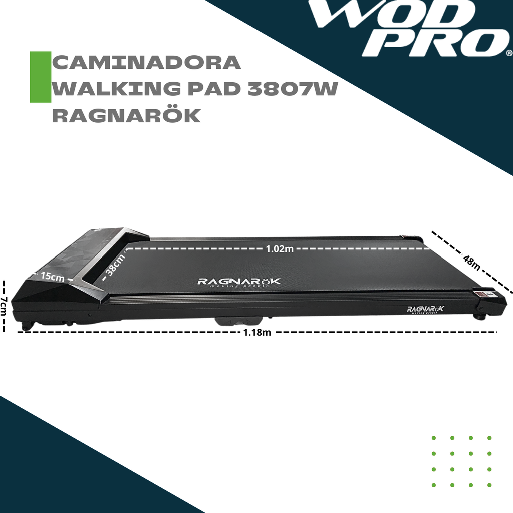 Caminadora walking pad 3807W caminar RagnaRök