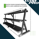 Rack para mancuernas de 5 a 80 libras 16 pares Wod Pro