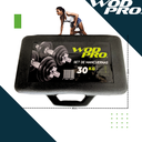 Set de mancuernas de 30kg discos con manerales y estuche Wod Pro