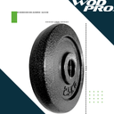 Set de mancuernas de 30kg discos con manerales y estuche Wod Pro