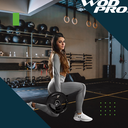 Par de discos estándar recubiertos 15 kg Wod Pro