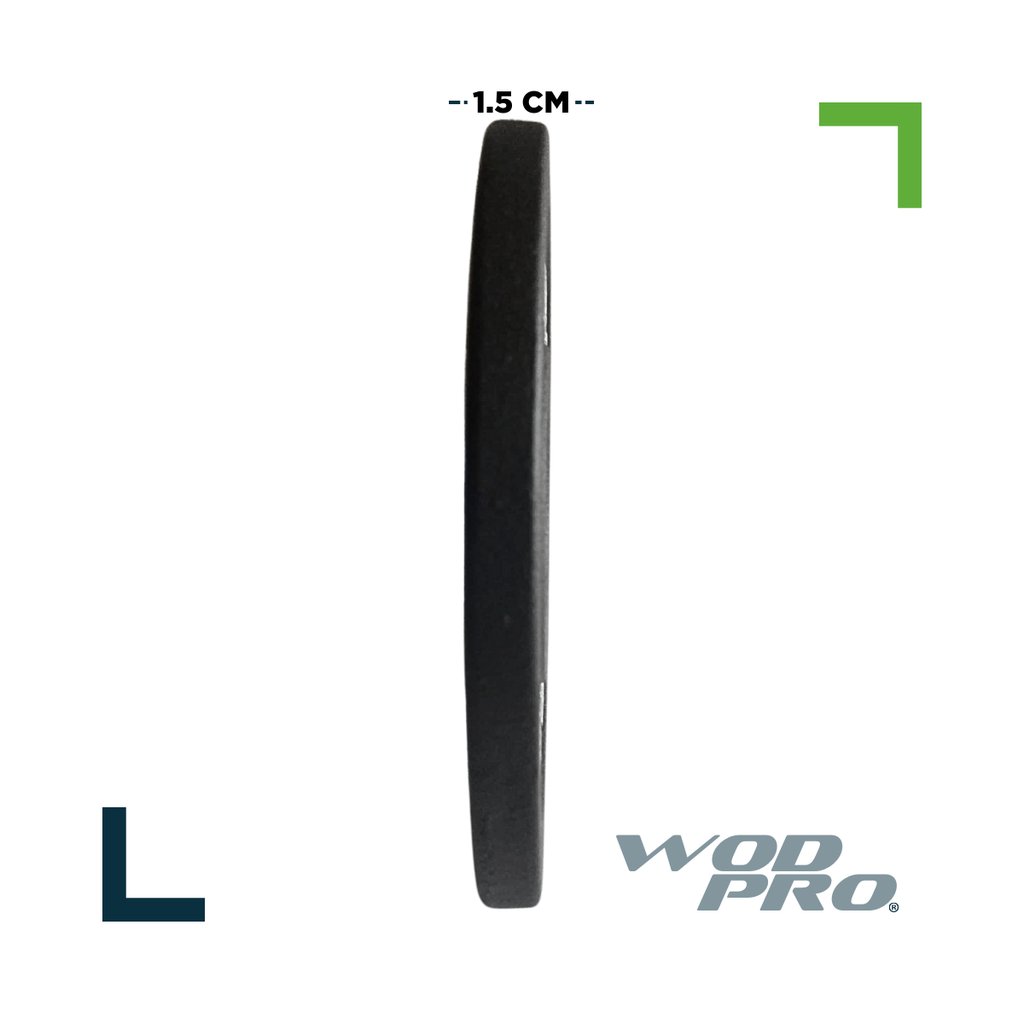 Par de discos de acero negro 2.5 kg Wod Pro