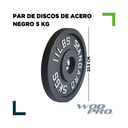 Par de discos de acero negro 5 kg Wod Pro