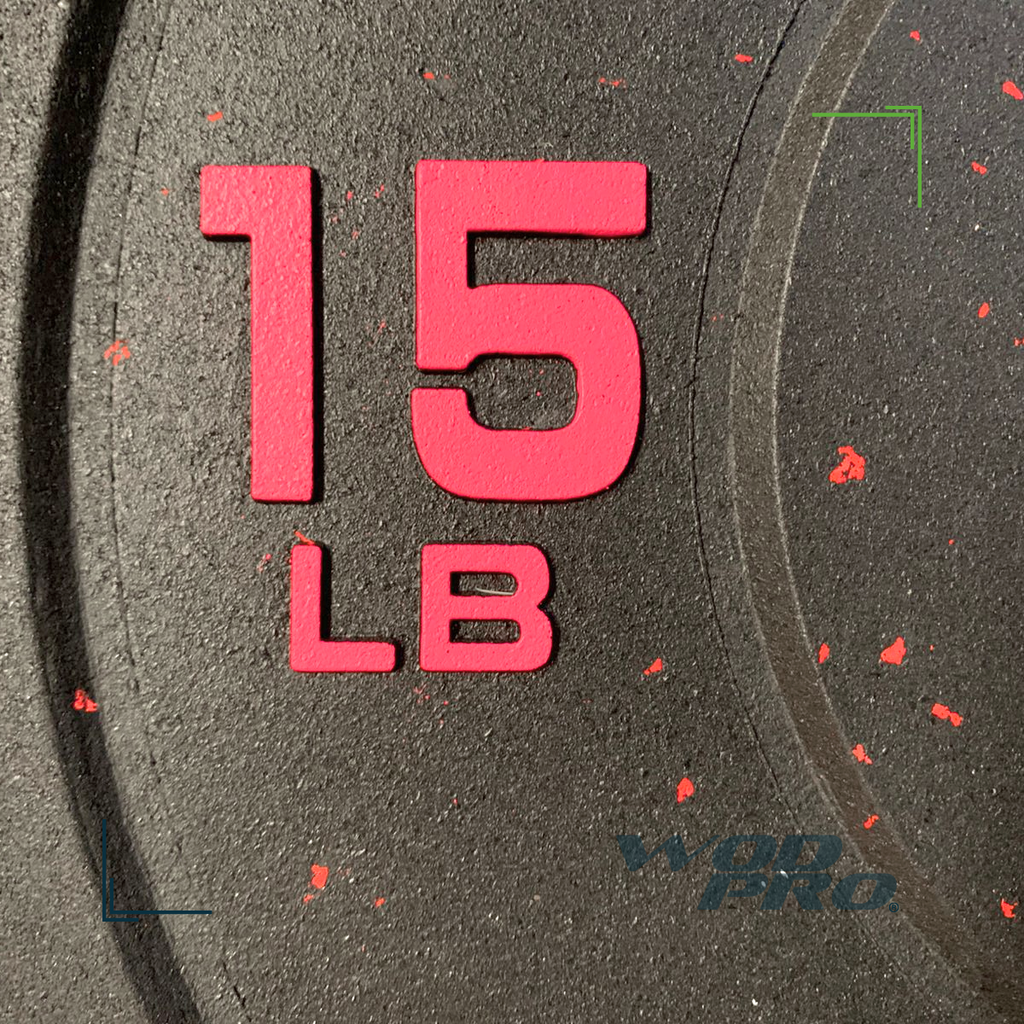 Par de Discos Bumper High Temp IronFit de 15 Lbs