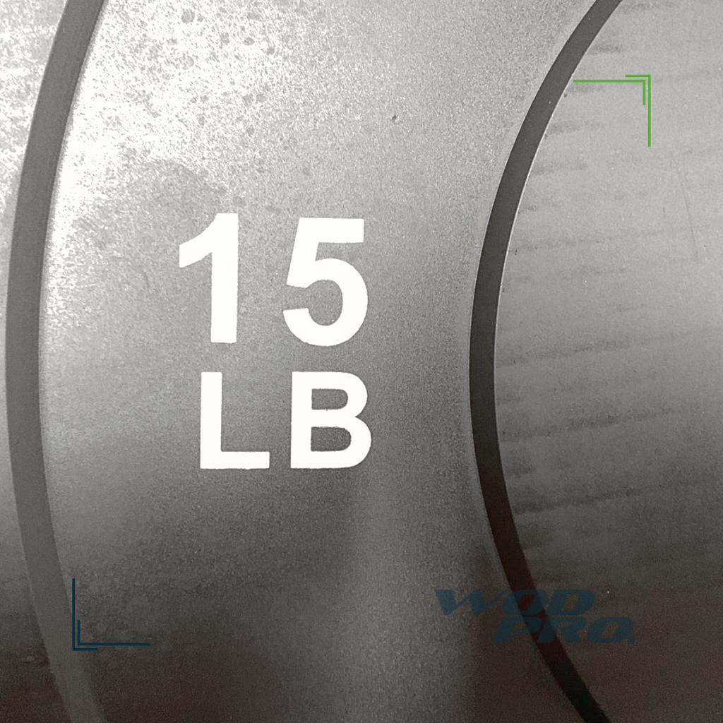 Par de Discos Bumper Rígidos IronFit de 25 Lbs