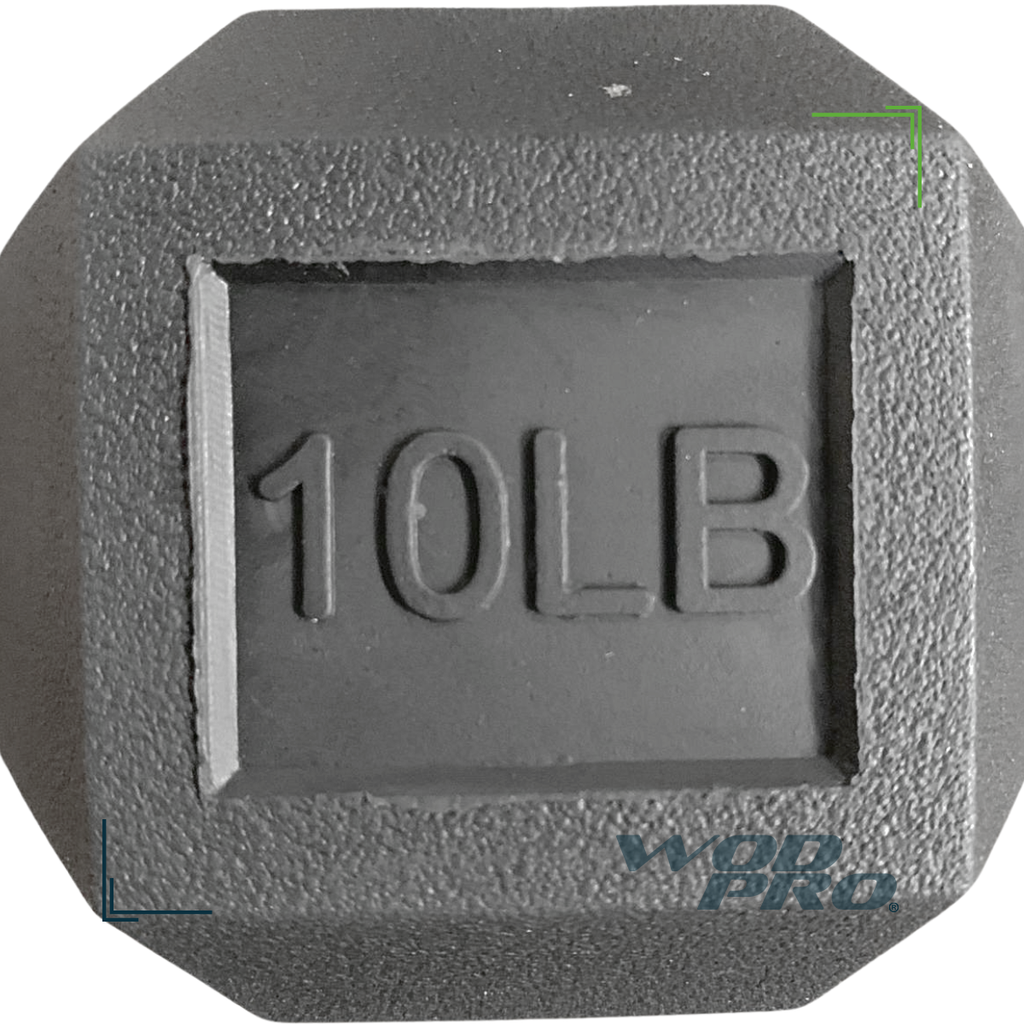 Par de Mancuernas Hexagonales IronFit 10 Lbs