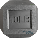 Par de Mancuernas Hexagonales IronFit 10 Lbs