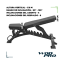 Banca Ajustable Wod Pro Rebeld